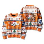 Broncos They Not Like Us Ugly Christmas Sweater