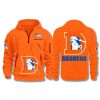 Broncos Throwback 1977 Quarter Zip Hoodie 6 Denver Broncos Throwback 1977 Quarter Zip Hoodie 2