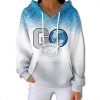 Detroit Lions 2025 Christmas Waffle Hoodie 2