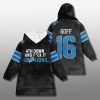 Detroit Lions 4th Down And Fuck It Unisex Blanket Hoodie 2