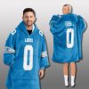 Detroit Lions Classic 2025 Unisex Blanket Hoodie 4