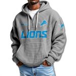 Lions Waffle Quarter Zip Hoodie 2025