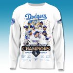 Dodger Back To Back Champions World Series Sweatshirt