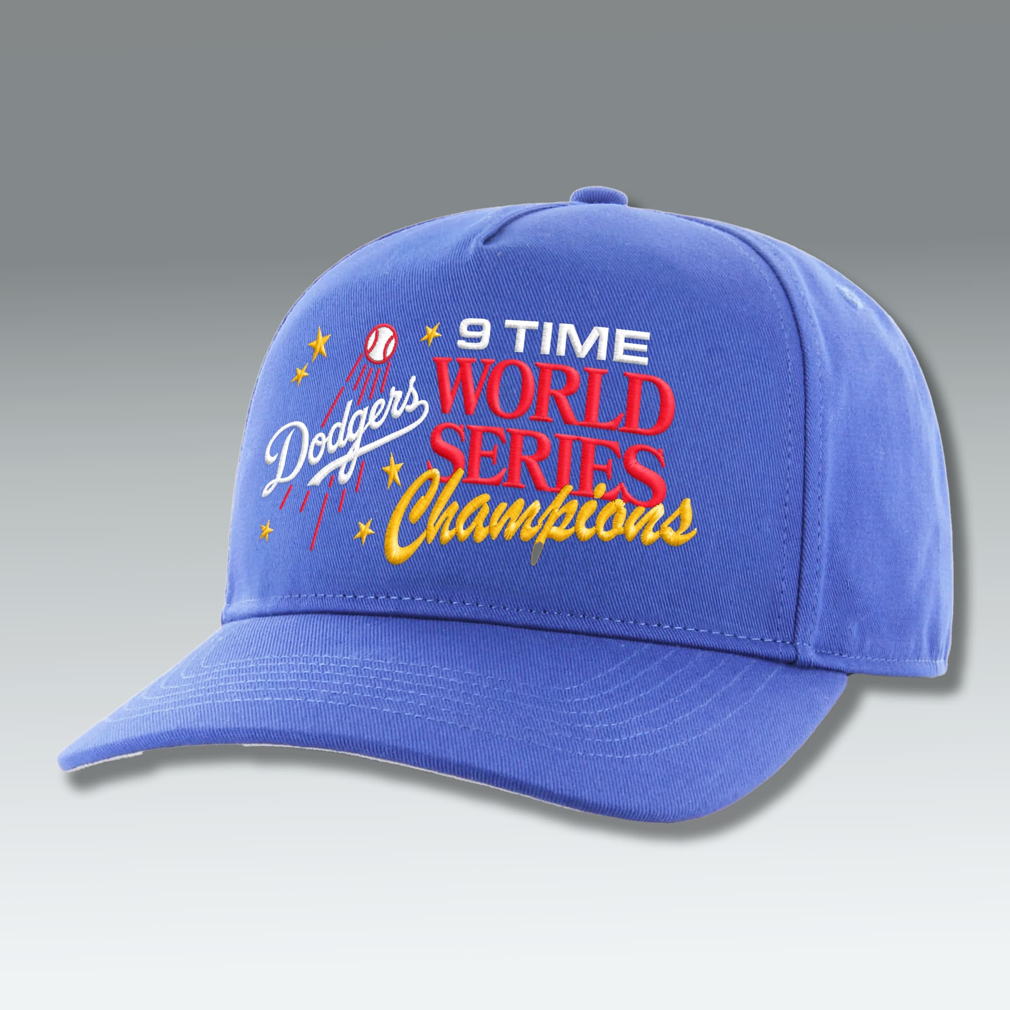 Dodgers 9 Time World Series Champs Hat 2 Dodgers 9 Time World Series Champs Hat 2