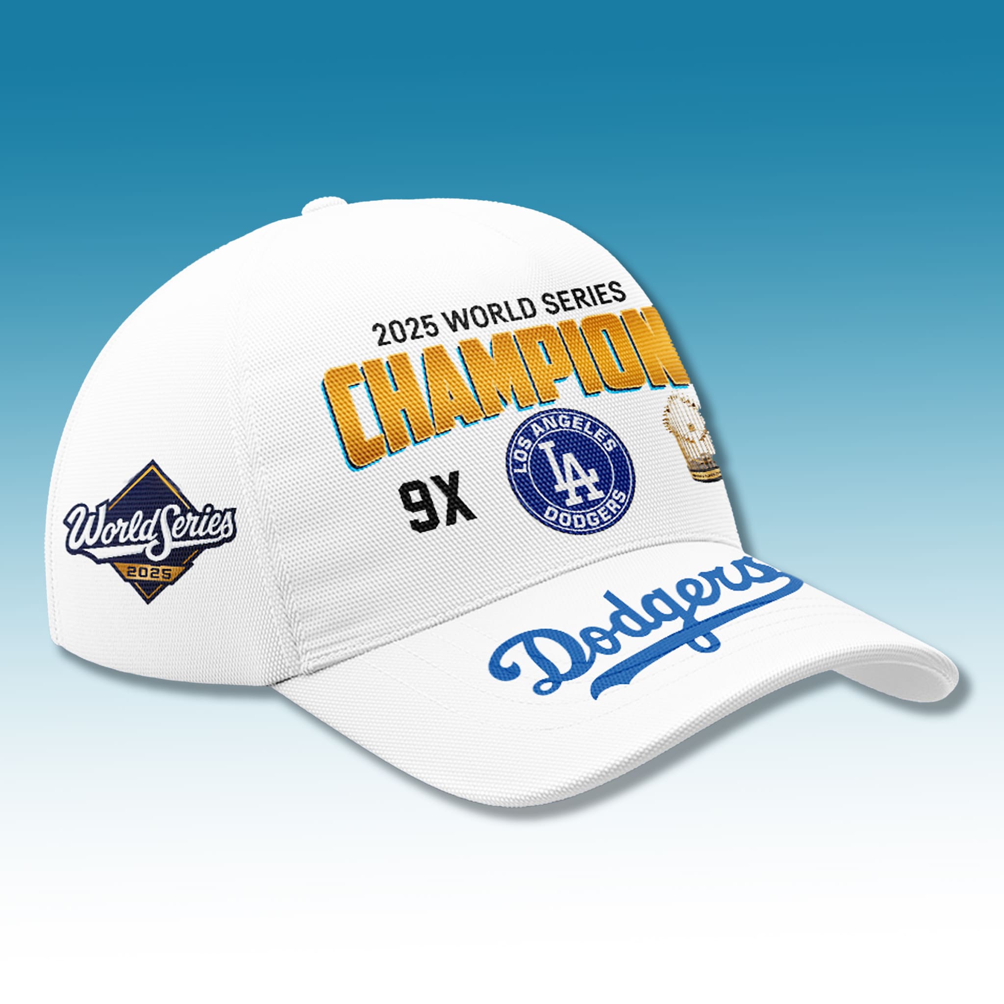 Dodgers 9x World Champions Hat 2025 2 Dodgers 9x World Champions Hat 2025 2