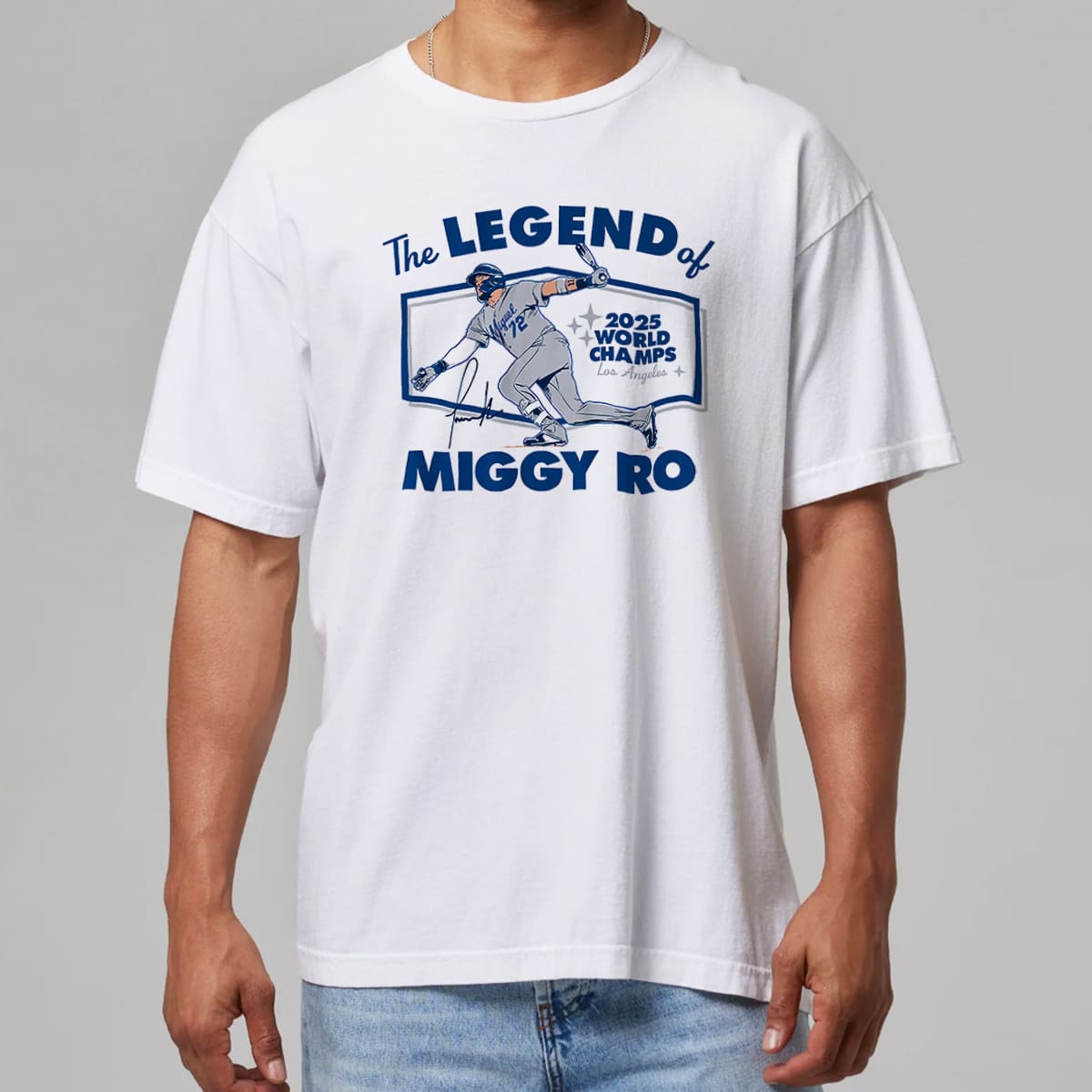 Dodgers Miguel Rojas 2025 World Champs Shirt 2 Dodgers Miguel Rojas 2025 World Champs Shirt 11