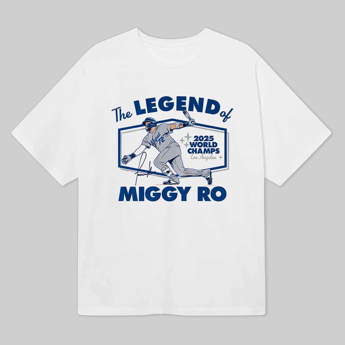 Dodgers Miguel Rojas 2025 World Champs Shirt 4 Dodgers Miguel Rojas 2025 World Champs Shirt 6