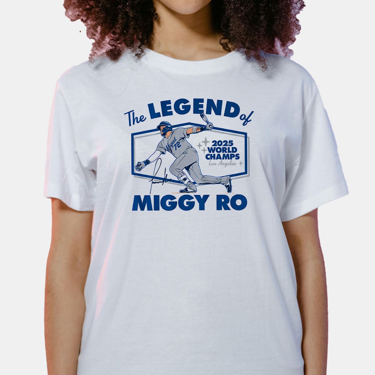 Dodgers Miguel Rojas 2025 World Champs Shirt 5 Dodgers Miguel Rojas 2025 World Champs Shirt 7