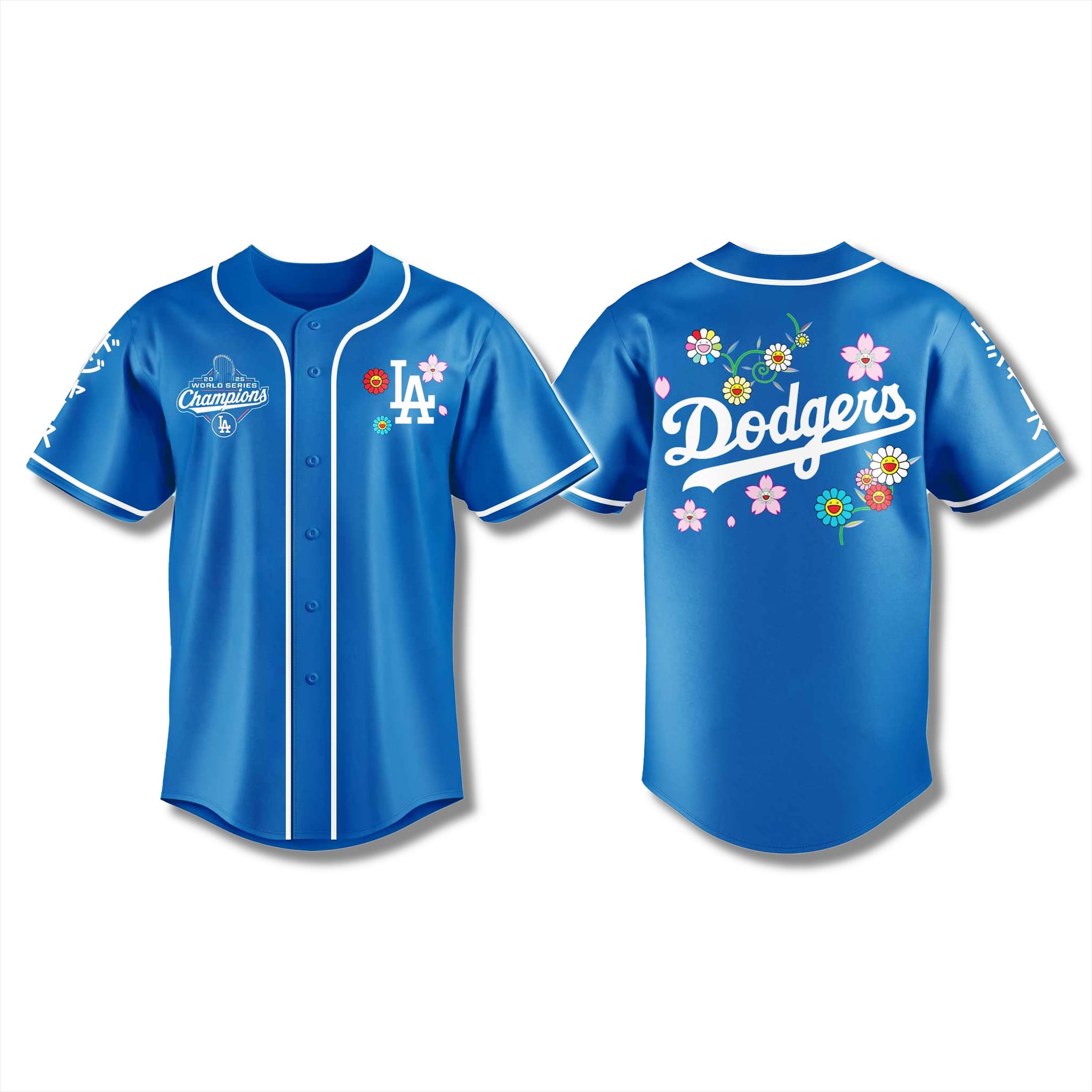 Dodgers Takashi Murakami World Series 2025 Cherry Blossom Jersey