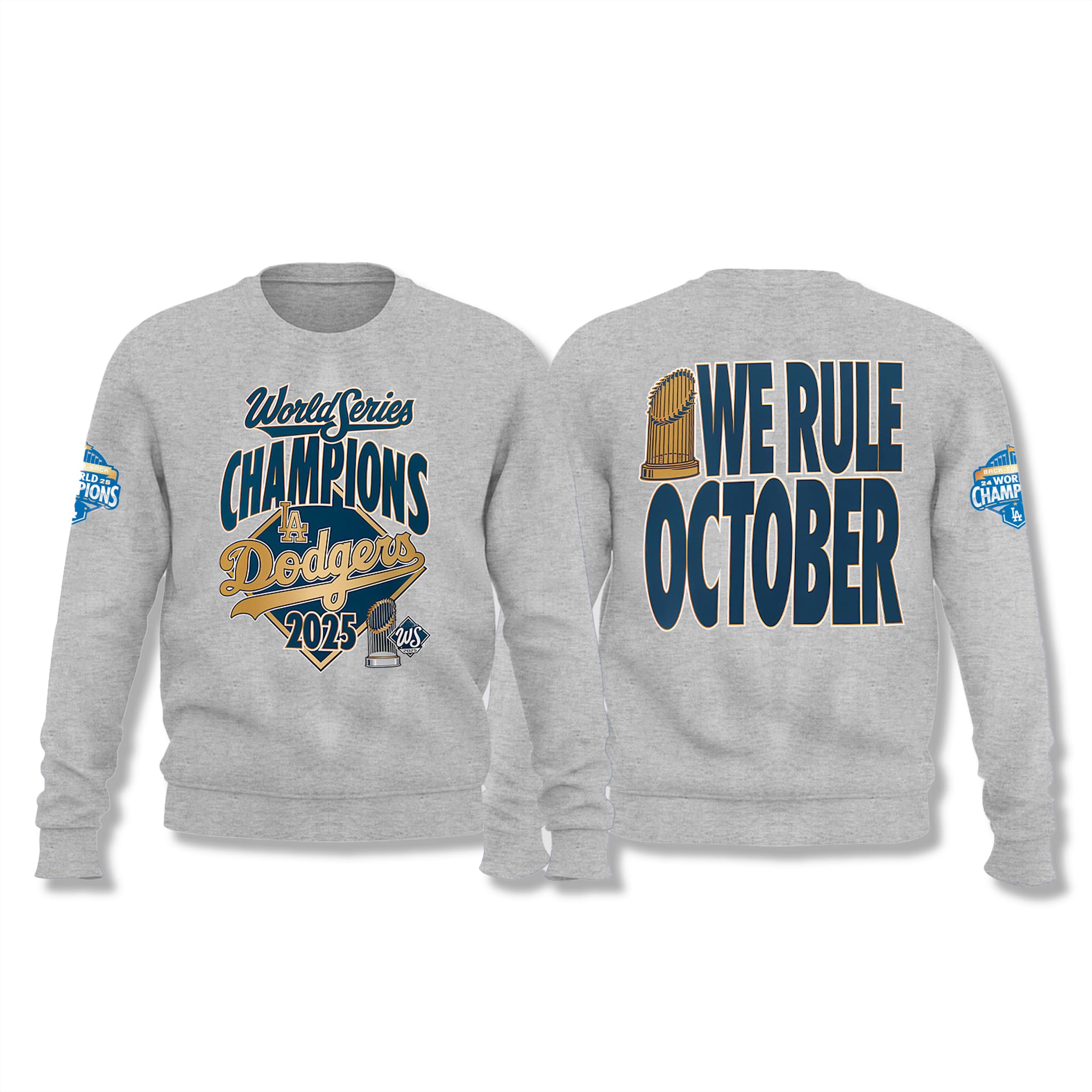 Dodgers We Rule October Hoodie Sweatshirt 3 Dodgers We Rule October Hoodie Sweatshirt