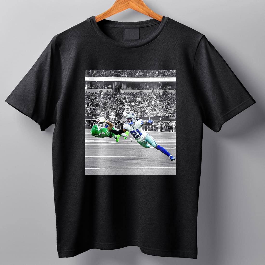 Eagles Devonta Smith Catch vs Cowboys Shirt 4 Eagles Devonta Smith Catch vs Cowboys Shirt 3