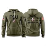 Florida State Seminoles Military Appreciation Hoodie 2025