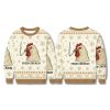 Fried Chicken Smoking Ugly Christmas Sweater 3
