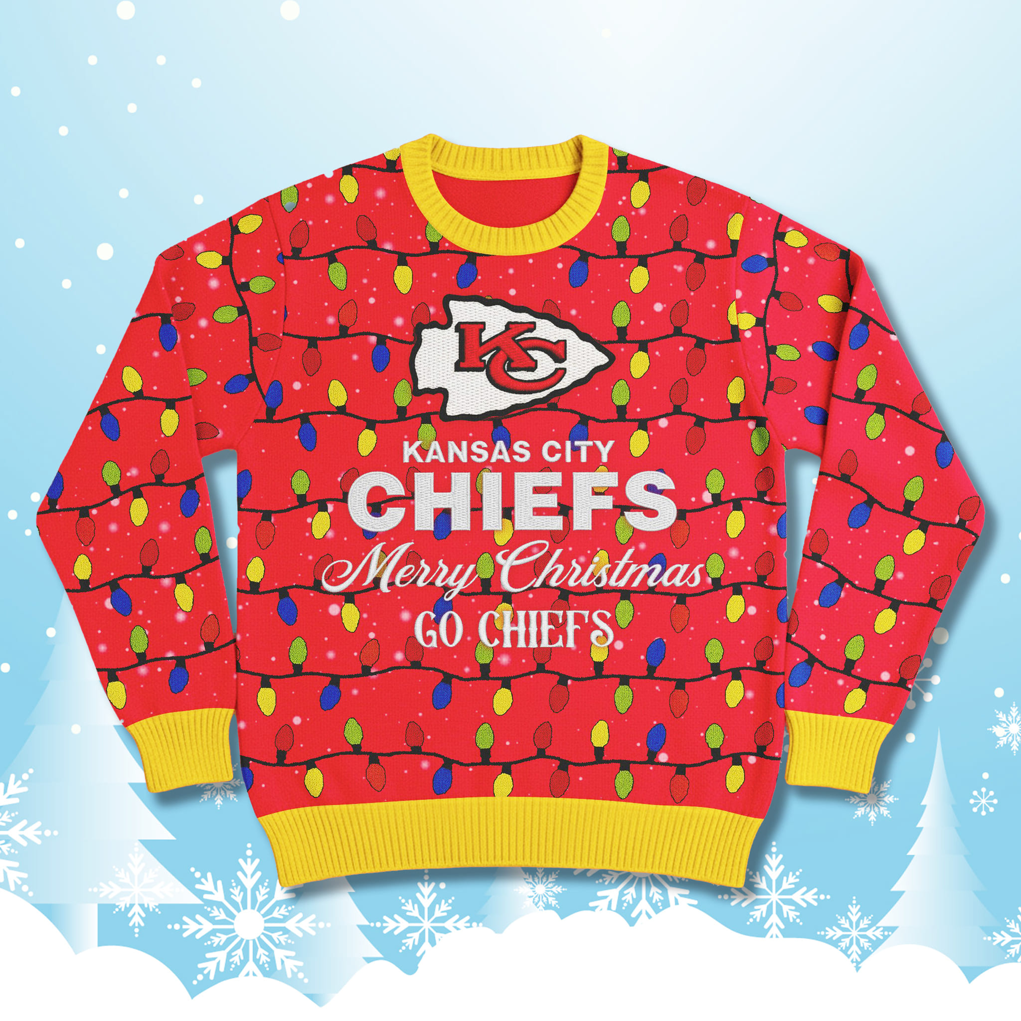 Go Chiefs 2025 Ugly Christmas Sweater 3 Go Chiefs 2025 Ugly Christmas Sweater 3