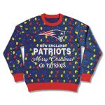 Go Patriots 2025 Ugly Christmas Sweater