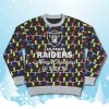 Go Raiders Christmas Fairy Lights Ugly Sweater 2