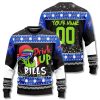 Grinch Drink Up Bills Ugly Christmas Sweater