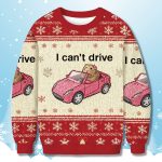 Hamster I Can't Drive Ugly Christmas Sweater