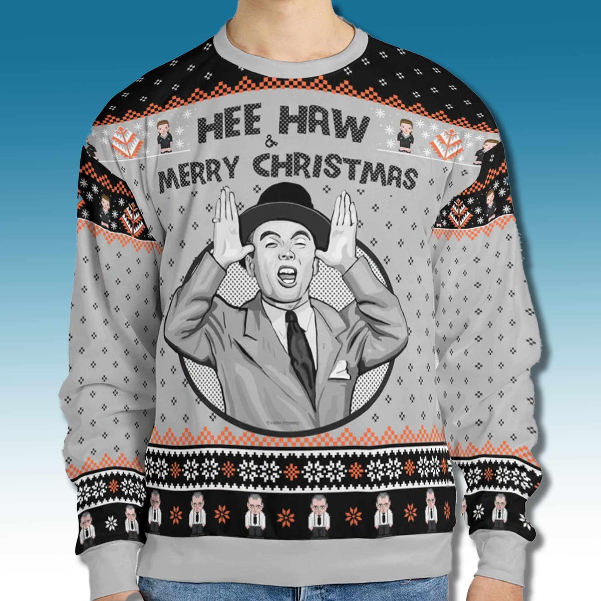 Hee Haw and Merry Christmas Ugly Sweater Hee Haw and Merry Christmas Ugly Sweater