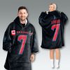 Houston Texans Captain Patch Custom Blanket Hoodie
