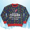 Houston Texans Merry Christmas Go Texans Ugly Sweater 3