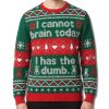 I Cannot Brain Today Ugly Christmas Sweater 4 I Cannot Brain Today Ugly Christmas Sweater 2