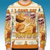 I Cant Eat Gluten It Makes My Tummy Hurt Meme Ugly Christmas Sweater 1