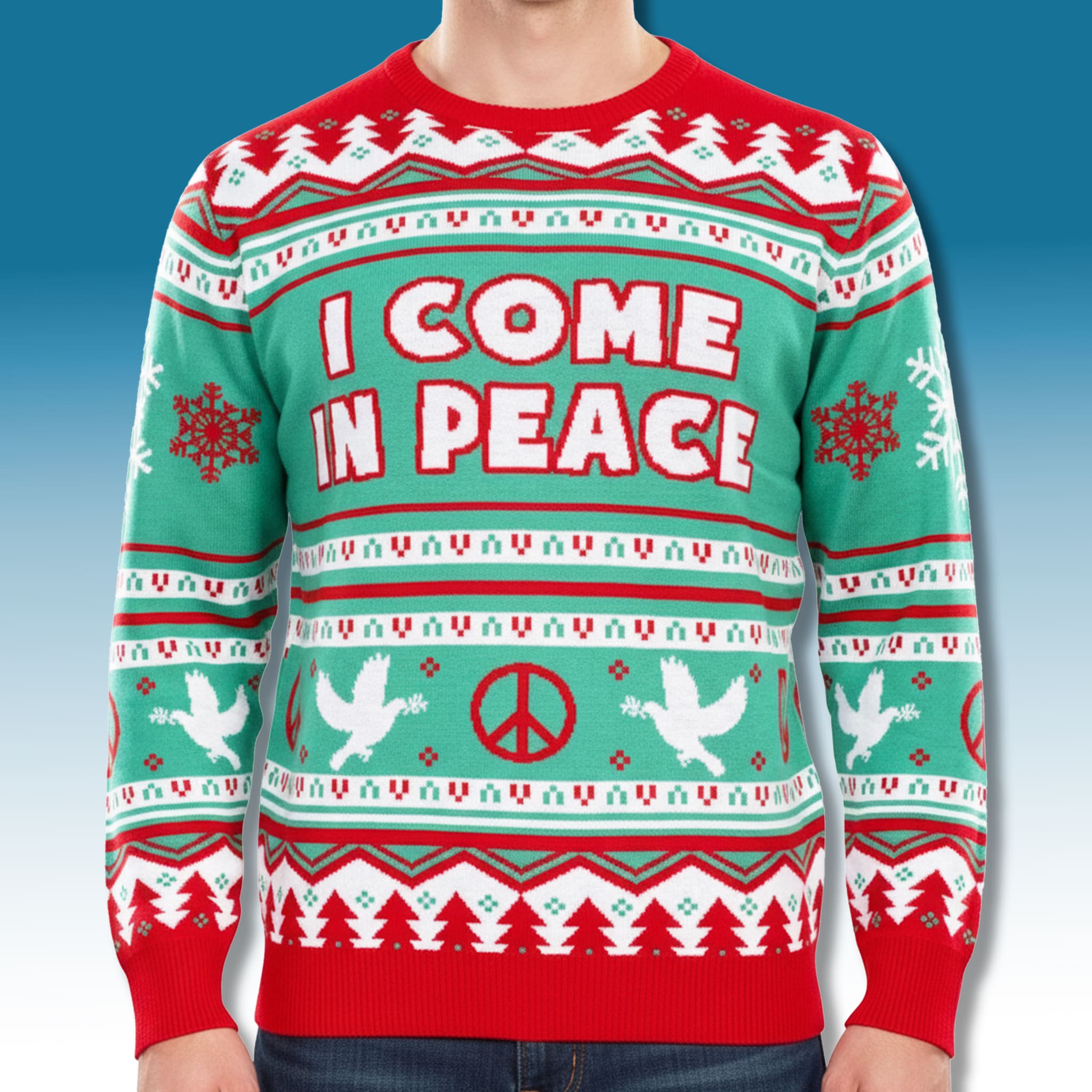 I Come In Peace Christmas Sweater 2 I Come In Peace Christmas Sweater 2