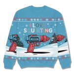 I Love Squirting Christmas Ugly Sweater