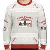 I Would Dropkick A Child For A Marlboro Ugly Christmas Sweater 4 I Would Dropkick A Child For A Marlboro Ugly Christmas Sweater 2