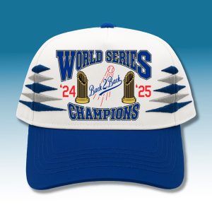 Dodgers Back To Back World Champions Hat 1
