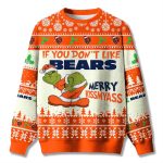 If You Don't Like Bears Grnch Ugly Christmas Sweater