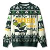 If You Dont Like Packers Funny Ugly Christmas Sweater 1