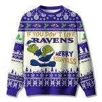 If You Don't Like Ravens Grnch Funny Ugly Sweater