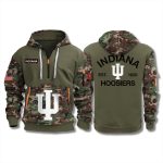 Indiana Hoosiers Military Camo Quarter Zip Hoodie 2025