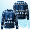 Indianapolis Colts 2025 Personalized Ugly Christmas Sweater 1