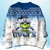 Indianapolis Colts Snow Grinch Ugly Christmas Sweater 2025