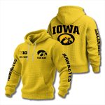 Iowa Hawkeyes EST 1889 Waffle Hoodie