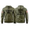 Iowa Hawkeyes Military Appreciation Hoodie 2025 2