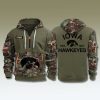 Iowa Hawkeyes Military Camo Quarter Zip Hoodie 2025 1