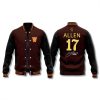 Josh Allen x Wyoming Cowboy Football Baseball Jacket 2025 3 Josh Allen x Wyoming Cowboy Football Baseball Jacket 2025