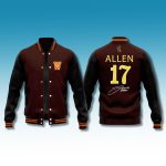 Josh Allen x Wyoming Cowboy Football Baseball Jacket 2025