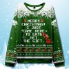 Just Came To Eat Get Gift Funny Ugly Christmas Sweater