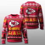 KC Chiefs Personalized Ugly Christmas Sweater 2025