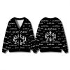 Live Laugh Lucifer Christmas Cardigan Sweater 4 Live Laugh Lucifer Christmas Cardigan Sweater 3