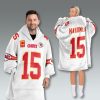 Kansas City Chiefs Captain Patch Custom Blanket Hoodie