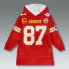 Kansas City Chiefs Captain Patch Custom Blanket Hoodie 4