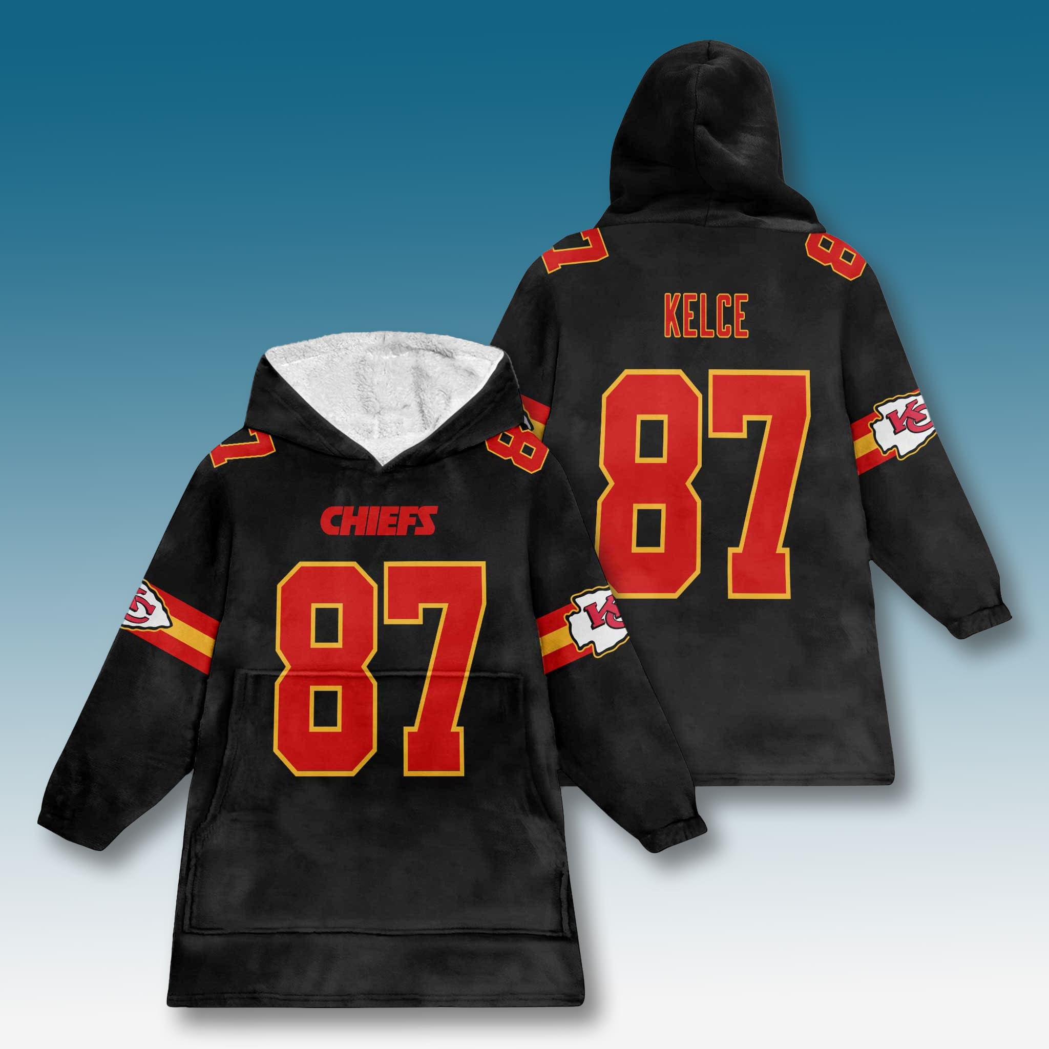Chiefs Classic Unisex Blanket Hoodie 2025 3 Kansas City Chiefs Classic Unisex Blanket Hoodie 4