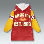 Chiefs Est 1960 Vintage Blanket Hoodie