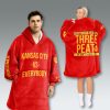 Kansas City Chiefs Kansas vs Everybody Blanket Hoodie 3